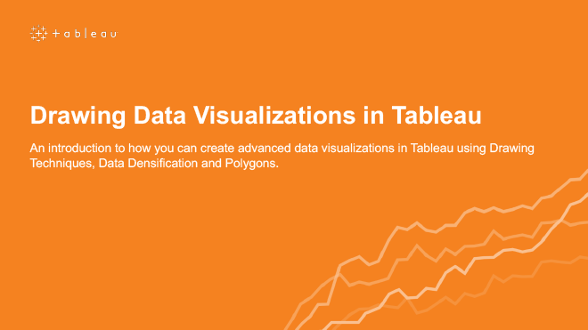 Drawing Data Visualizations in Tableau