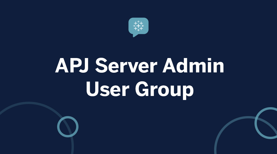 APJ Server Admin User Group