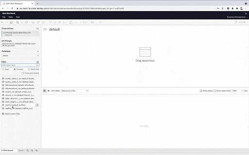 Brief screen capture demonstrating how to establish lineage within a data lakehouse