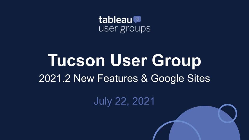 Tuscon Tableau User Group