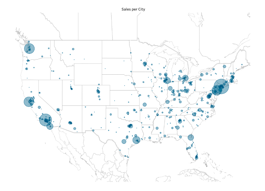 Graduated Symbol Map