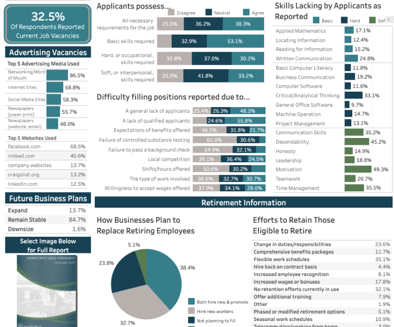 Workforce Needs Assessment Viz