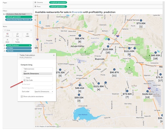 Machine learning deals and tableau