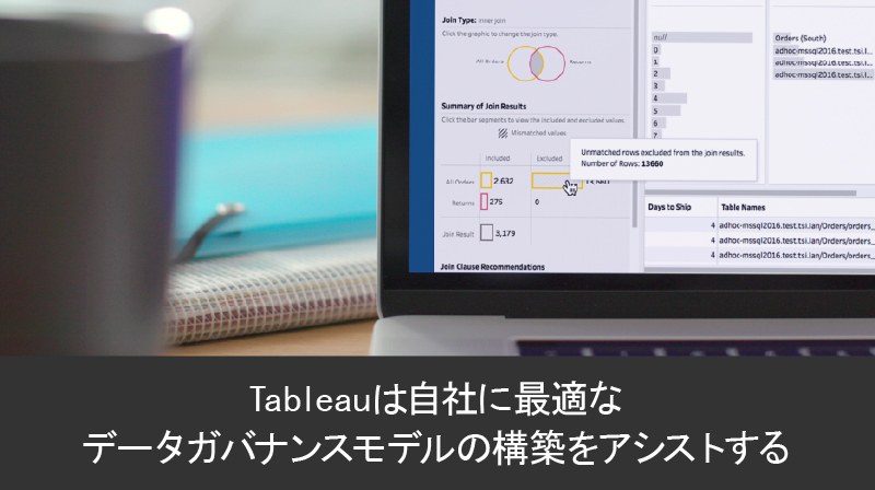 Tableau は自社に最適なデータガバナンスモデルの構築をアシストする