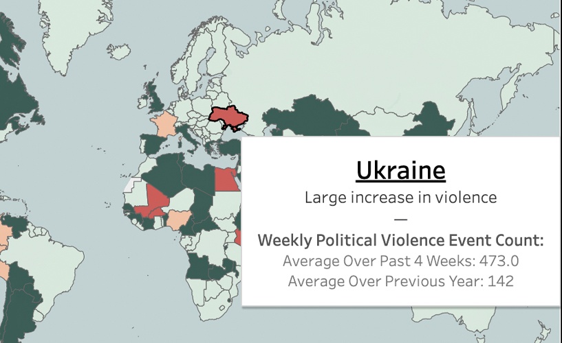 Passa a Visualizing rising political violence around the world