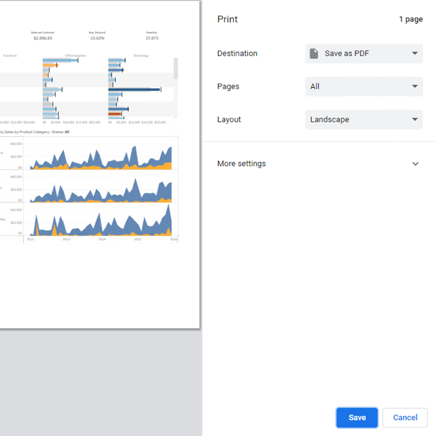 Native Browser Printing Thumbnail