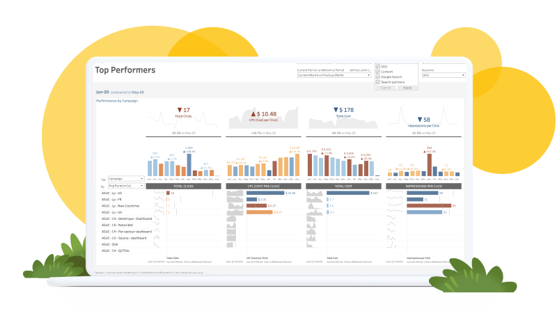 Tableau Google Ads Dashboard Template