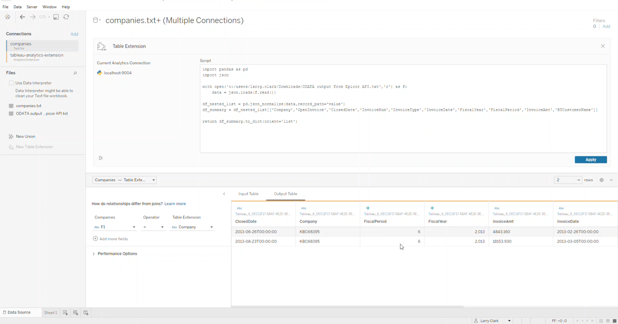 Thumbnail of Table Extensions