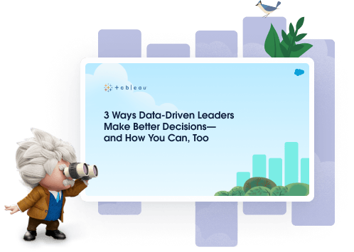 2022 年 Gartner® 分析和商業智慧平台 Magic Quadrant™ 的圖片，其中顯示 Salesforce (Tableau) 位於「Leader」（領導者）象限