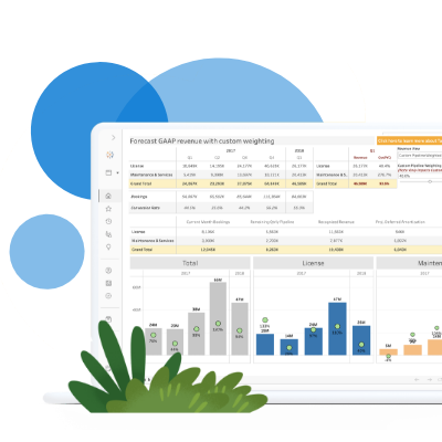 Ir a Forecast GAAP revenue with custom weighting