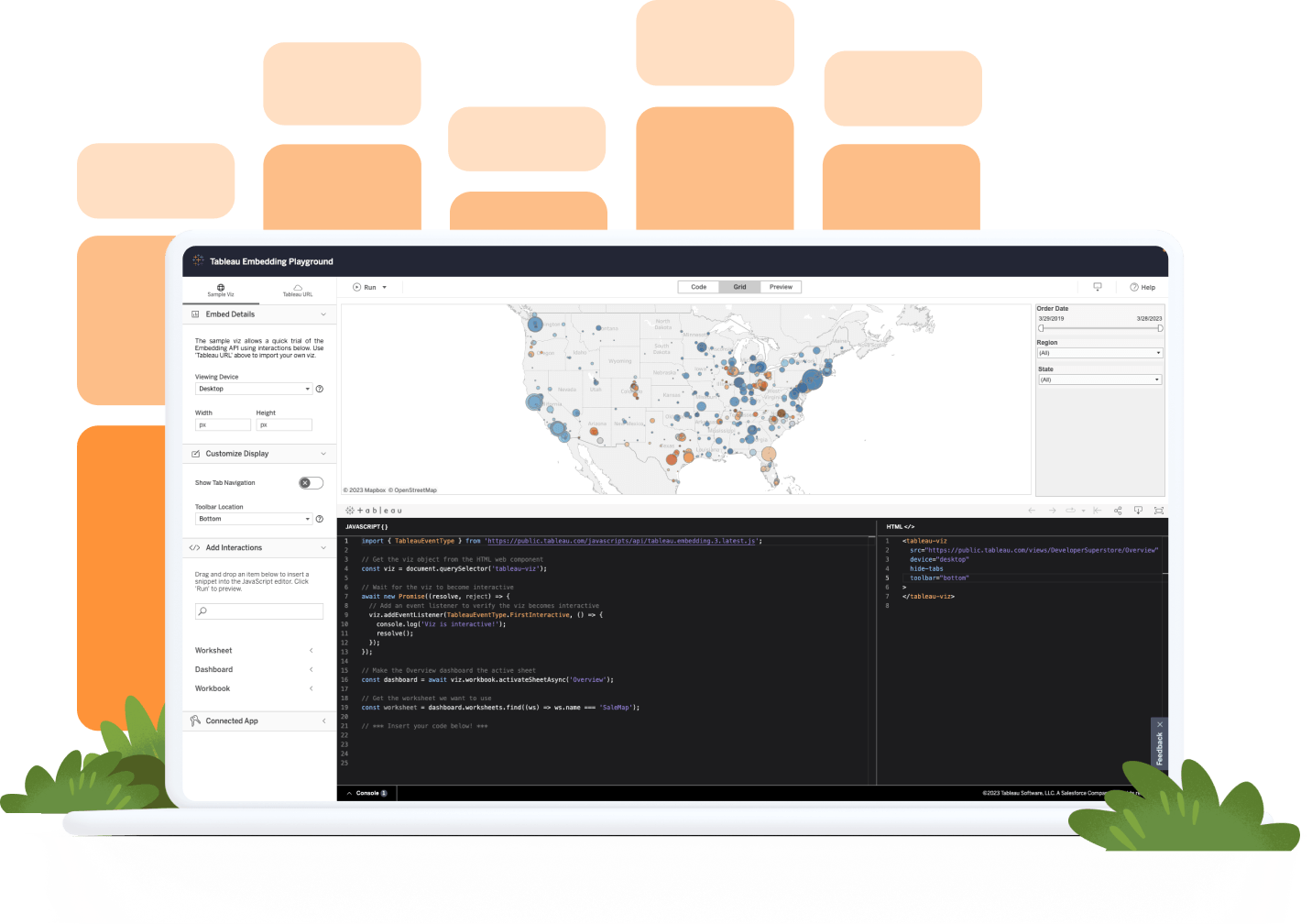 Embedding Playground in laptop