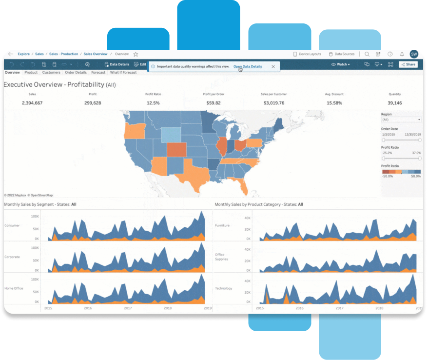 Tableau：借助灵活的人工智能分析平台做出更好的决策 – Tableau企业级分析平台