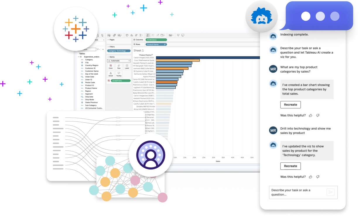 Tableau+ screenshots