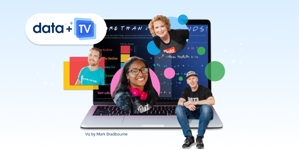 Zusammengesetzte Abbildung mit „Data + TV“-Logo und Visualisierungsautoren