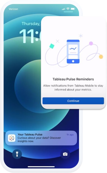 Tableau Pulse Mobile Reminders