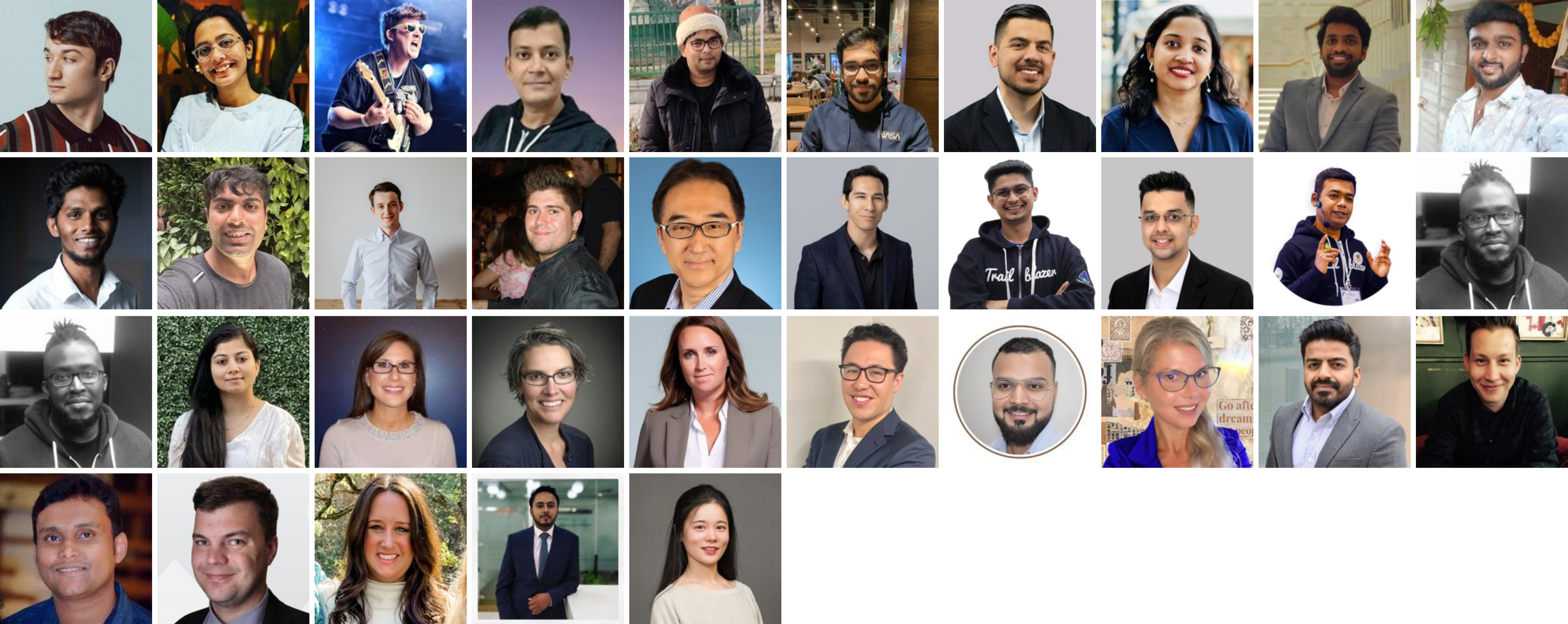 headshots of 2024 CRM Analytics Ambassadors