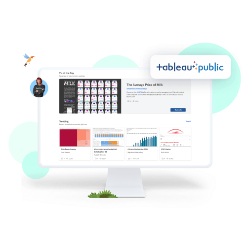 Screenshot of Tableau Public