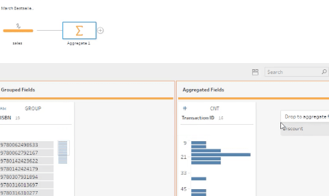 Navigate to Aggregate