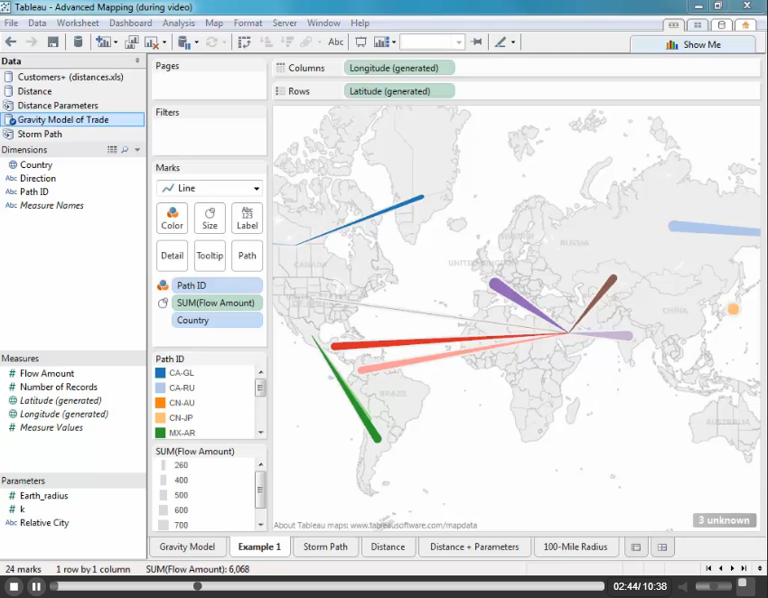 Flow Map In Tableau Técnicas De Mapeo Avanzado