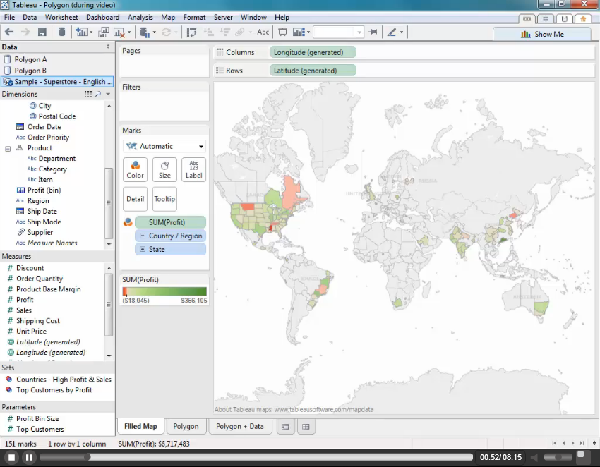 Tableau Polygon Map