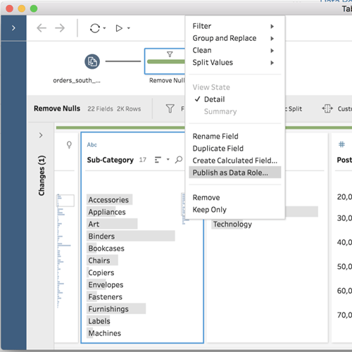 tableau prep builder features