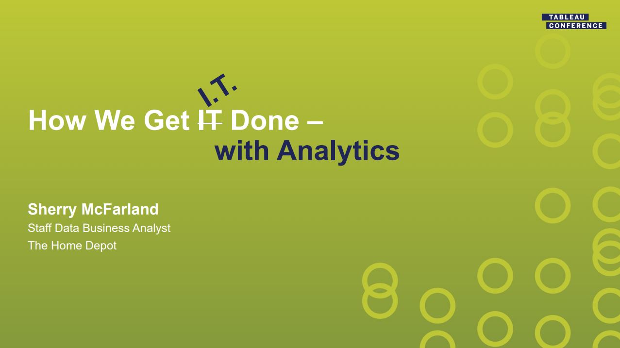 Navegue para The Home Depot: How we get I.T. Done with Analytics