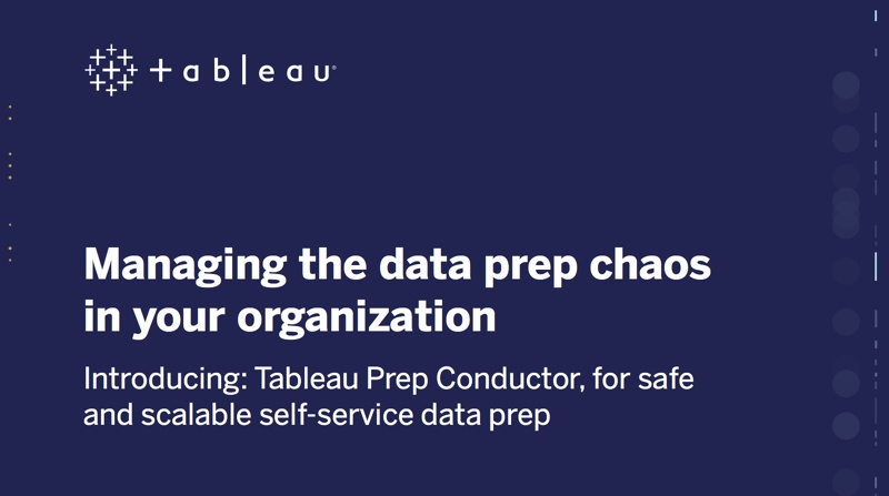 Ir a Whitepaper: Managing the data prep chaos in your organization