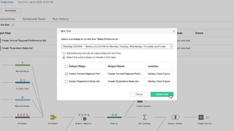 Navigate to Publish flow