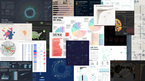 collage of data visualizations