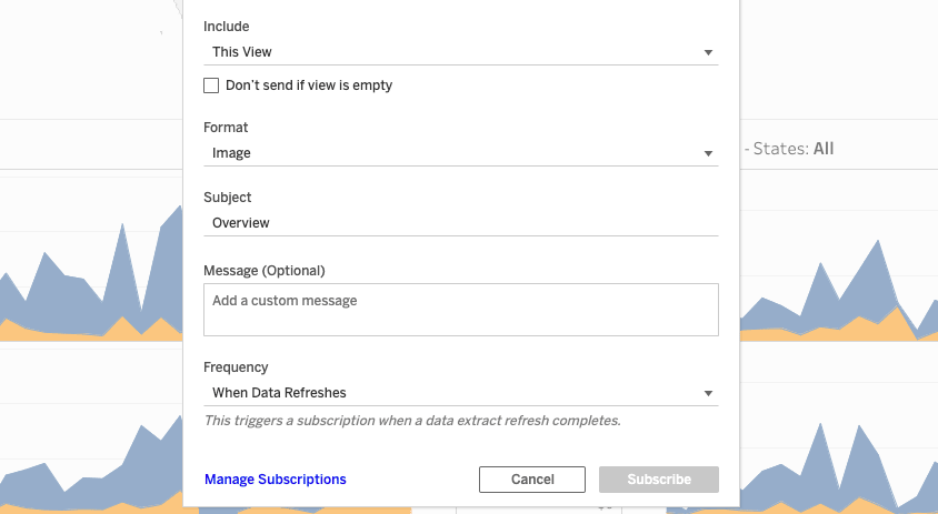 tableau reader refresh data