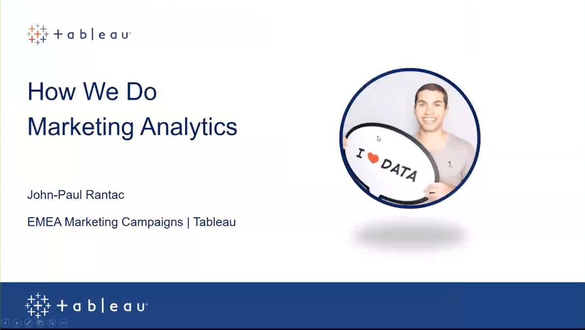 瀏覽至 How Tableau uses Tableau to manage marketing programs