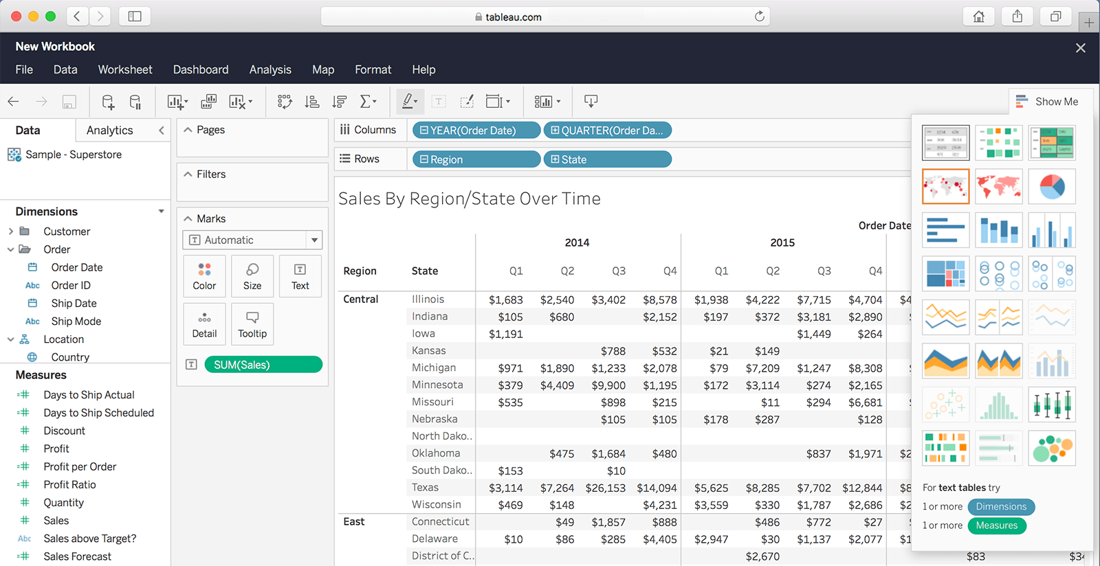 Melhorias na criação na Web