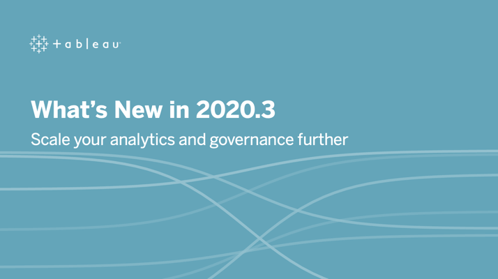 What's New in Tableau 2020.3
